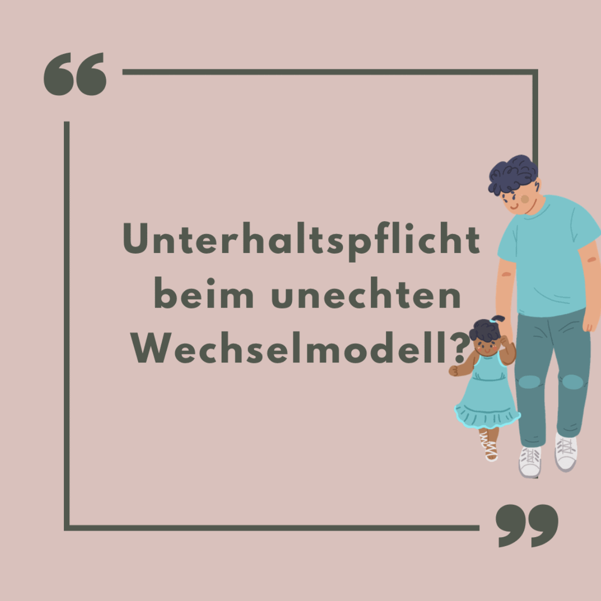 Wer muss beim Wechselmodell Unterhalt zahlen?
